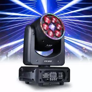DJXFLI DJ 라이트 무빙 헤드 150W LED 스테이지 조명 8개 GOBO 8가지 색상의 비 스팟 헤일로 효과 DMX512