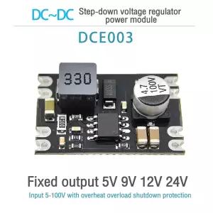 호환  DC-DC 강압 모듈 강압판 DC 5-100V - DC 5V9V12V24V Max 3A DIY 전자 강압 변환기 모듈