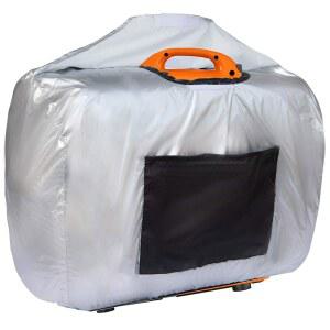 방수 발전기 커버 인버터 저장 대부분의 범용 1000-2500와트(L24.5인치 x W13인치 H18.5인치, 은색)