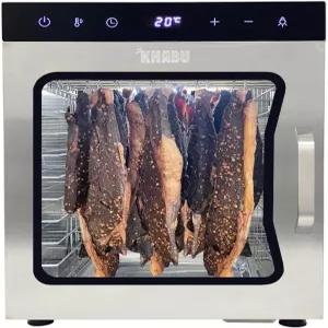 칼라하리 카부 스테인리스 스틸 빌통 박스 탈수기 및 건조 캐비닛 - 대형 트레이 10개 걸이봉 5개 20~90°C
