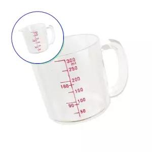 쌍문상회 지금 필요한 미니계량컵 베이킹비커 300ml 1P 플라스틱 눈금