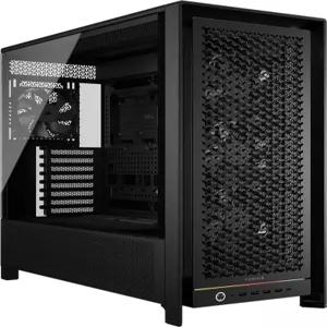 프레임 5000D RS 모듈식 고풍량 미드 타워 PC 케이스 - 4배 사전 설치 팬 인피니레일TM 장착 시스템 GPU