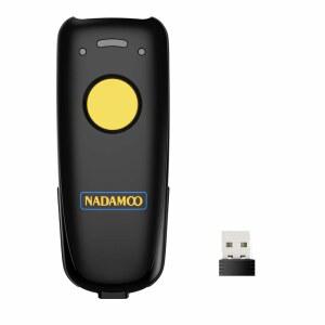 블루투스와 호환되는 나다무 무선 2D 바코드 스캐너, 2.4G 및 USB 유선 연결, 인벤토리 라이브러리용 휴대용 태블릿 PC용 CMOS 이미지 리더, 1D QR 코드 읽기