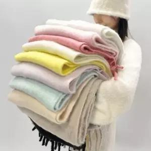 마니포근 소프트벨로 크리스마스 목도리 롱 귀돌이 퍼 기모 워머 두툼한 방한 커플 선물