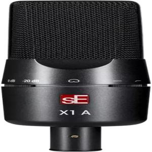 SE Electronics X1 100Hz 필터와 20dB 패드가 장착된 대형 다이어프램 콘덴서 마이크 - 노래 및 악기용 XLR