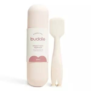 Buddle Paddle Pal 기저귀 크림 주걱 실리콘 어플리케이터 휴대용 케이스 포함 매끄럽고 지저분해지지 않는