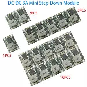 호환  1510개 DC-DC 3A 스텝다운 모듈 DC 5-30V  3.3V 5V 9V 12V 벅 차량 전원 공급 장치