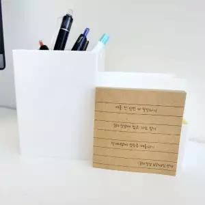 무지 메모지 유선 가정 감성 노트 메모 무선 사무 심플 이민 체크 토익 베이지 크라프트