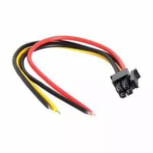 호환 1PCS5PCS10PCS ATX Molex 마이크로 맞춤 피치 3.0mm 4Pin 남성-개방형 와이어 전원 어댑터 케이블 전