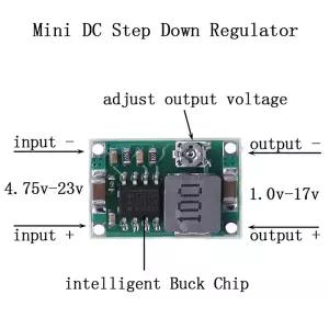 호환   DC-DC 스텝 다운 컨버터 볼트 레귤레이터 차량 전원 공급 장치 5V-23V-3.3V 6V 9V 12V 3A