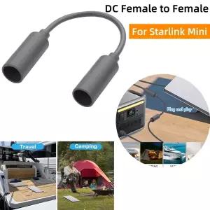 호환 스타링크 용 18CM DC 암-암 방수 연장 케이블 전선가리개 18AWG DC 5.5x2.1mm 암 커넥터 전원 코드