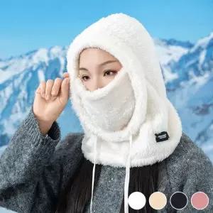 남여공용 부드러운 털 360도 풀커버 후드 워머 URD-491 목토시 골프넥워머 방한용품