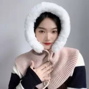 부클니트후드넥워머여자겨울후드모자바라클라바 후드넥워머 겨울넥워머 방한넥워머