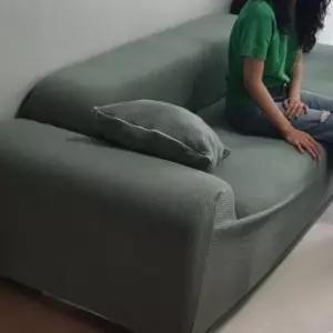 쇼파덮개 3인용 패턴 그린 패브릭 소파커버 소파 카바 소파천