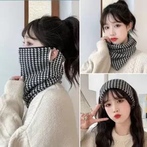 멀티스타일 방안 사계절 여성스러운 고급스러운 방한마스크 여성반다나 겨울반다나
