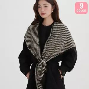 마들렌 삼각 숄 어깨숄 어부바 겨울 니트 가을 롱 삼각숄 숄 울숄 어부바숄 어깨숄