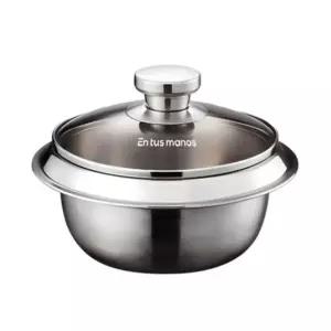 통3중 IH 스텐 가마솥 18cm ( 2~3인용) 추천 인덕션/하이라이트 주방용품 스텐솥 돌솥냄비 돌솥밥 선물세트