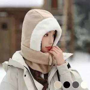 냉기를 막아주는 풀커버 기모 3in1 360도 후드 워머 스포츠넥워머
