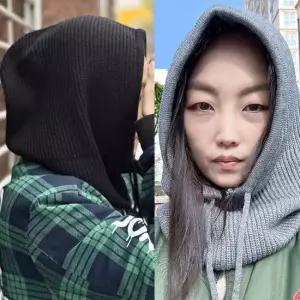 니트바라클라바 포근한 니트바라클라바 남녀공용 후드넥워머