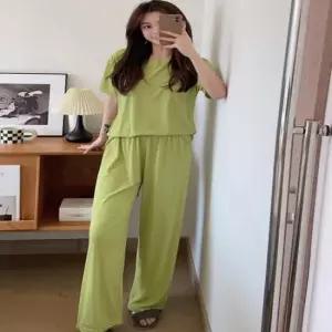 여성스커트 6컬러 냉감 반팔 썸머 잠옷 여자 아이스 파자마 세트