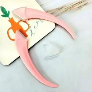 눈썹칼 눈썹 정리 반달칼 핑크 1P