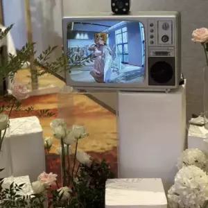 TV 티비 포토존 소품 상품 송출 카페 감성 옛날 카메라 A. 14인치 USB