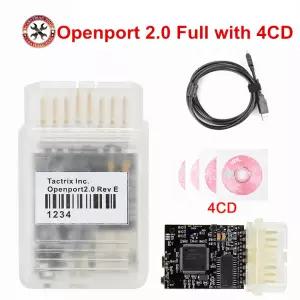 ECU 플래시 칩 튜닝 인터페이스, Openport 2.0 J2534, 택트릭스 어댑터, ECUFLASH, 풀 소프트웨어, ,