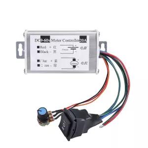 DC 모터 속도 컨트롤러 브러시 드라이버 제어 모듈 9V-60V 12V 24V 36V 48V 60V 펄스 폭 변조기 레귤레이터