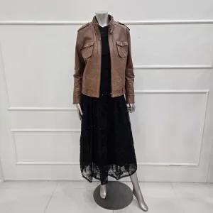 M1AKLJ2800BR천연 양가죽 라이더 자켓JK