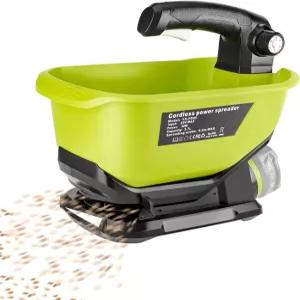 료비 18v 배터리용 아디십소아린 소금 스프레드기 잔디용 휴대용 비료 연중 사용 가능 풀씨 암염 및 얼음