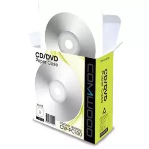 [하프클럽/알티피아]CD 종이 슬림 케이스 100P CW-PC100 컴우드