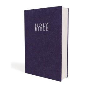 NIV, 선물 및 상 성경, 가죽 모양, 파란색, 빨간색 편지, 컴포트 프린트