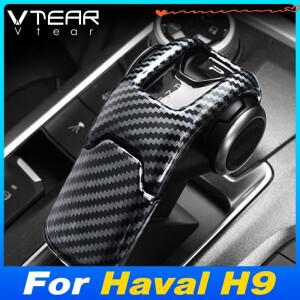 Vtear 자동차 기어 시프트 노브 헤드 커버 스티커 몰딩 내부 보호 수정 액세서리 Haval H9 MK2 2024