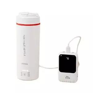휴대용보온텀블러 커피 C타입 사무실 USB 캠핑 포트 등산 충전 물병 전기