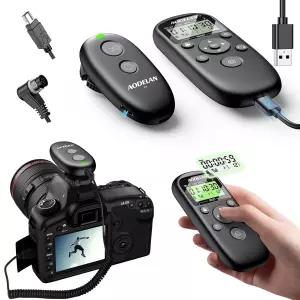 니콘 카메라용 무선 충전식 타이머 셔터 릴리스 리모컨과 Z6 II Z7 Z9 III D850 D750 D780 D810 D500 D5600