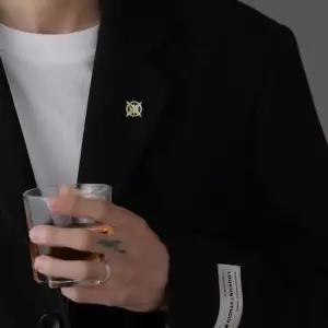 예쁜브로치 별 재킷 브로치 옷핀 남성 정장 자켓 셔츠 장식 패션브로치 4p