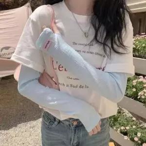 자외선차단토시 여자 여름 골프 실크 아이스 슬리브 팔토시 쿨토시