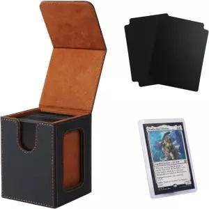 지휘관 디스플레이용 벤수 MTG 데크 박스 카드 더블 슬리브 100장 칸막이 2개와 탑로더 1개가 있는 TCG
