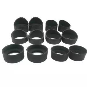 2pcs 내부 28-33mm 고무 아이 컵 현미경 접안 렌즈 커버 가드 망원경 보호 실드 Inner 37mm