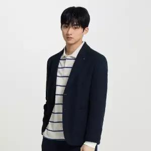 빈폴 멘 프리미엄 저지 솔리드 재킷 네이비 BC6111C12R C12R