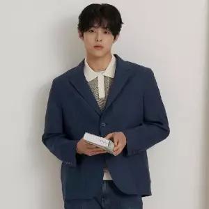빈폴 멘 리넨 멜란지 재킷 네이비 BC6311C21R C21R