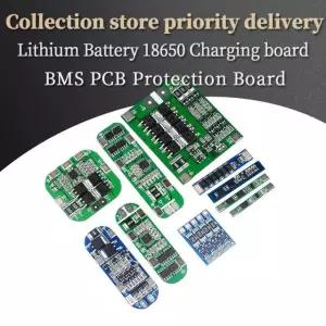 1S 2S 3S 4S 3A 20A 30A 이온 배터리 18650 충전기 PCB BMS 1S 3 7V 4A