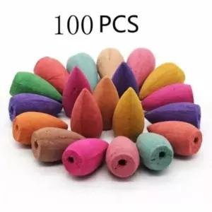 향로 세트 실내 방향제 혼합 향료 300캡슐 라벤더 향기 장식 50PCS 1