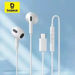 NOTE 10 20 S21 S20 핸드폰 마이크 유선 이어폰 C17 하얀색