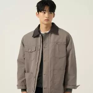 빈폴 멘 빈폴멘 레더 칼라 필드 재킷 베이지 BC5938CP5A LL 5A