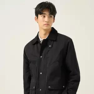 빈폴 멘 넥배색 필드 재킷 블랙 BC5837C035 C