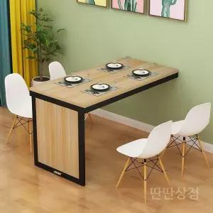 주방붙박이식탁 식당 공간활용 인테리어 벽부착 식탁 테이블 주방 원룸 선반 탁자 좁은공간 카페