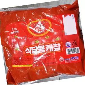 오뚜기 토마토 케찹 3K 6개 업소용 대용량 식자재