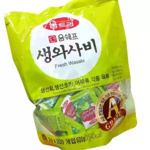 움트리 생 와사비 600g 일식 초밥 소스 업소용 고추냉이