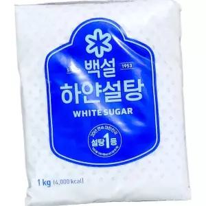 백설 하얀 설탕 1K 16개 업소용 대용량 제과 요리
